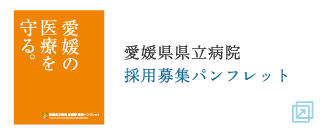 愛媛県県立病院採用募集パンフレット